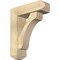 Ekena Millwork Legacy Craftsman Rough Sawn Bracket w/ Offset Brace, Douglas Fir, 6"W x 18"D x 22"H BKT0604X18X22LEC04RDF - alternate 1